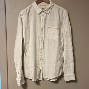 Marine layer white button down, cotton